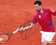 Novak Djokovic Signed 8x10 Photograph Autograph JSA COA Tennis Serbia