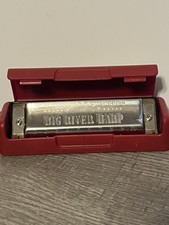 HOHNER BIG RIVER HARP - Harmonica- Key of C - Made in Germany w/ Case