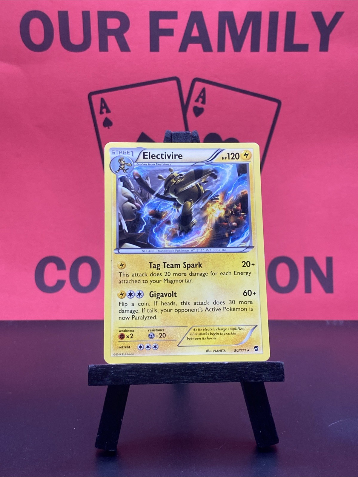 Electivire 30/111 Furious Fists Pokemon TCG Regular Rare 2014 NM