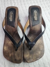 Bongo Wooden Shoes, Vintage Y2K