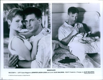 1990 Actor Miami Blues Jennifer Jason Leigh Alec Baldwin Orion Photo 8x10