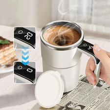 Automatic Magnetic Electric Self Stirring Mug Cup Mixing Coffee Milk Tea Beer
