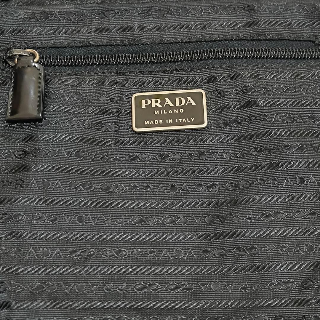 PRADA Mini Nylon Backpack Black Adjustable Strap … - image 14