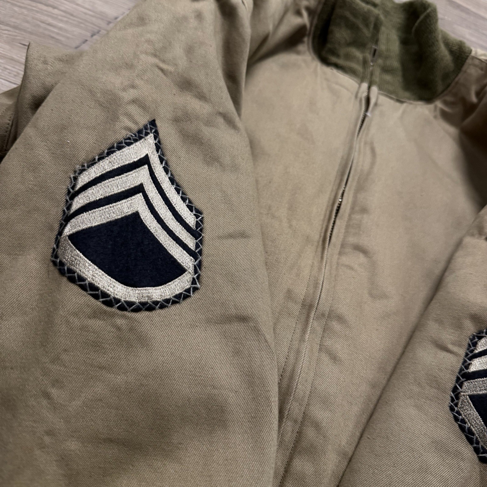 Buzz Rickson's Flight Jacket Conmatic Zip  Tank P… - image 9