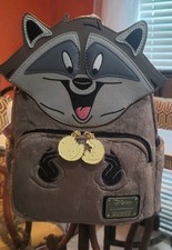 NWT Loungefly Disney Pocahontas Meeko Fuzzy P...