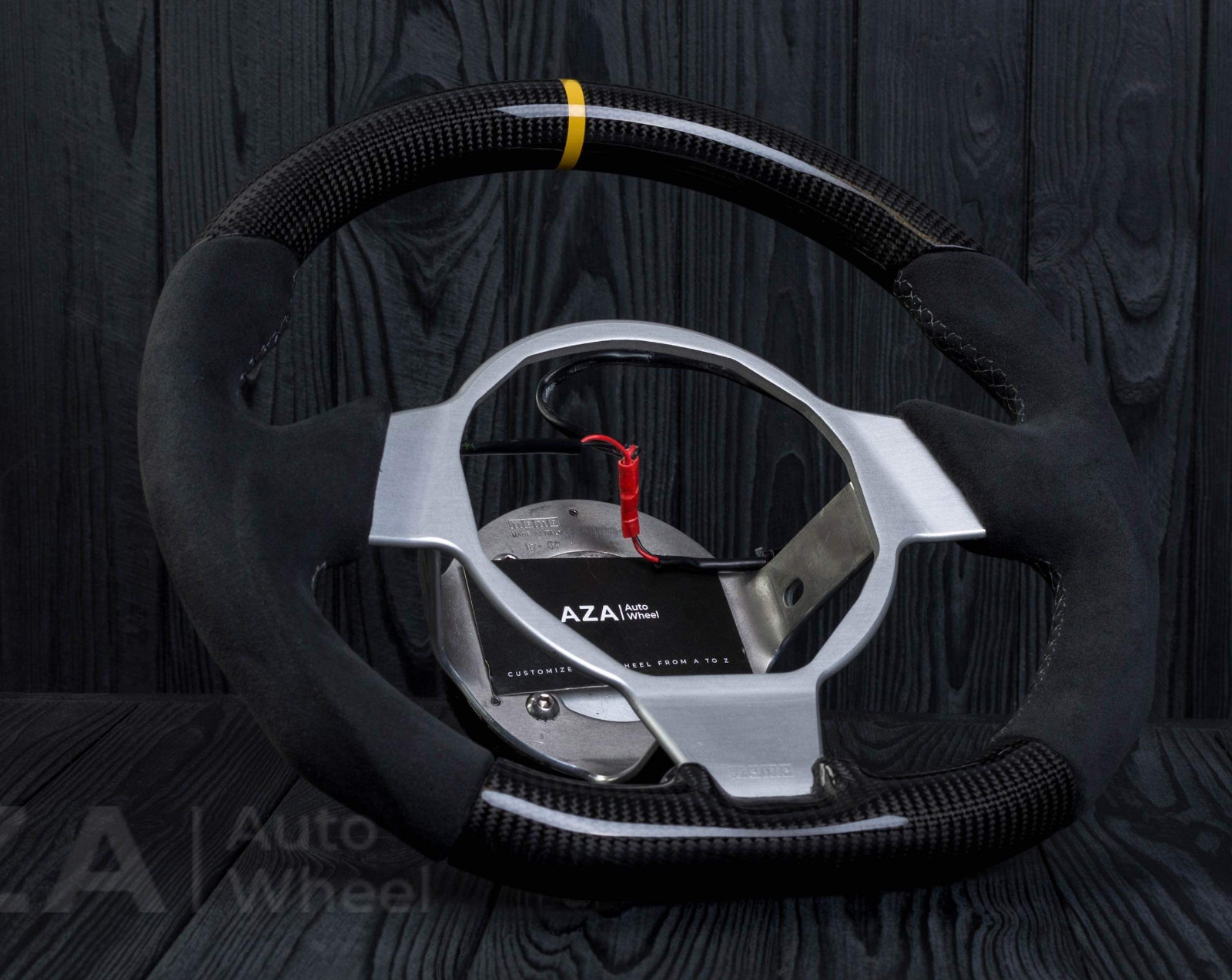 Steering Wheel Tesla Roadster OEM Lotus Elise Series 2 Carbon Fiber Acantara