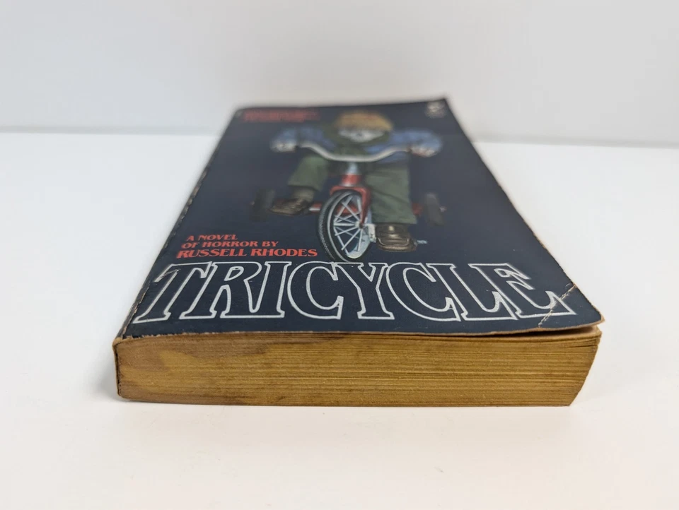Tricycle by Russell Rhodes (1983) Pocket Books Horror Vintage Paperback 1st Prin - Image 4 of 4