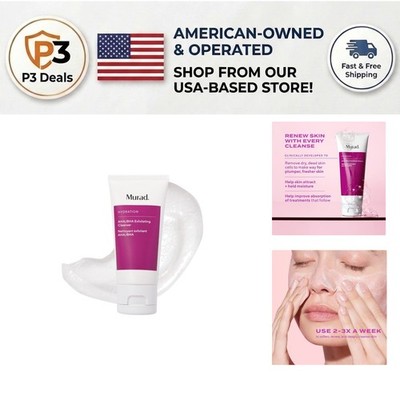 Glow-Boosting AHA/BHA Exfoliating Cleanser with Natural Ingredients, Travel Size