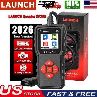 LAUNCH Creader 300 OBD2 Scanner Car Diagnostic Tool Engine Fault Code Reader*^