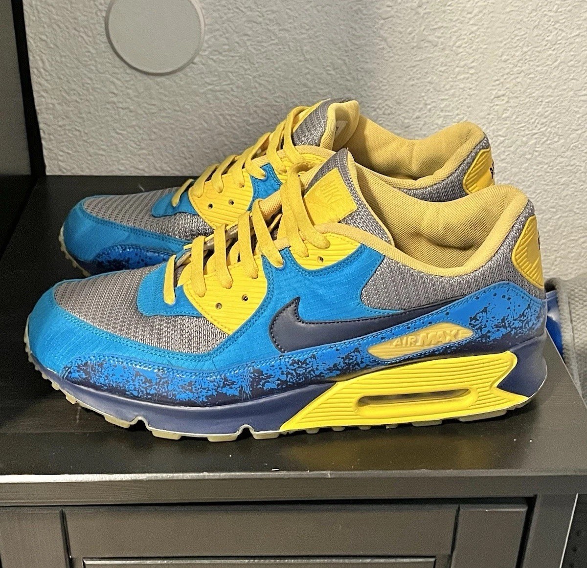 Nike Men\'s Green and Black Camo Custom Nike ID Rare One Of A Kind Men\'s 12 nike can we get another pack like the @cncpts pack from 2022  main image 4