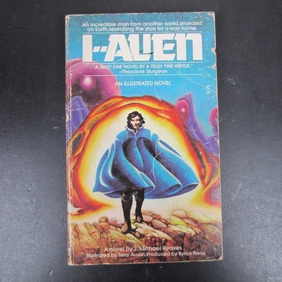 I-ALIEN J. Michael Reaves 1978 Illustrated Novel Science Fiction Byron Preiss PB