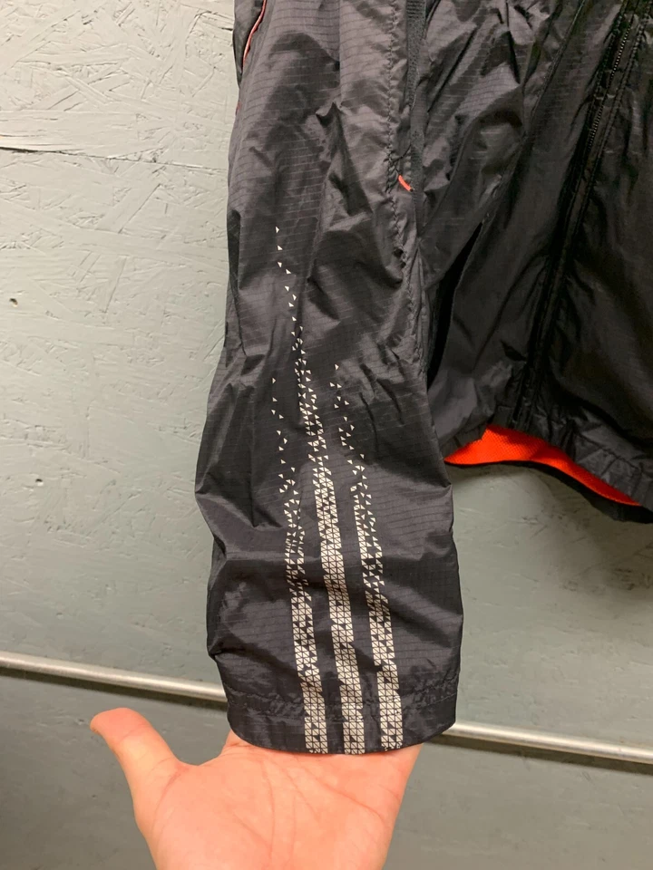 Adidas Sportswear Track Jacket Men's XL Black Windbreaker Athletic Lightweight - Image 3 of 4