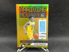 2023-24 Panini NBA Hoops TAYLOR HENDRICKS Arriving Now Winter Holo RC Rookie #27