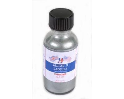1oz. Bottle Chrome Lacquer for Plastic Alclad II 107