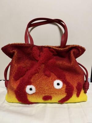LOEWE Studio Ghibli Howl s Moving Castle Calcifer Flamenco Mouton Tote Bag Used