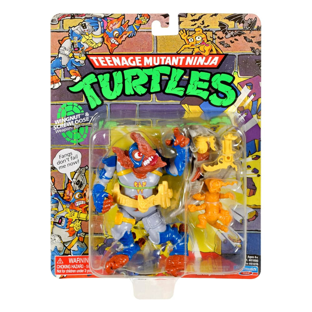 Wingnut and Screwloose Classic Teenage Mutant Ninja Turtles TMNT Figur Playmates