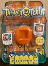 Tamagotchi Tama Deco-Ratchi Kit Gotchi Gear Orange Case Stickers Bling Fast Ship