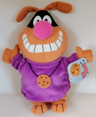 General Mills Cookie Crisp Chip the Cookie Hound Plush Beanie 1998 6'' Toy