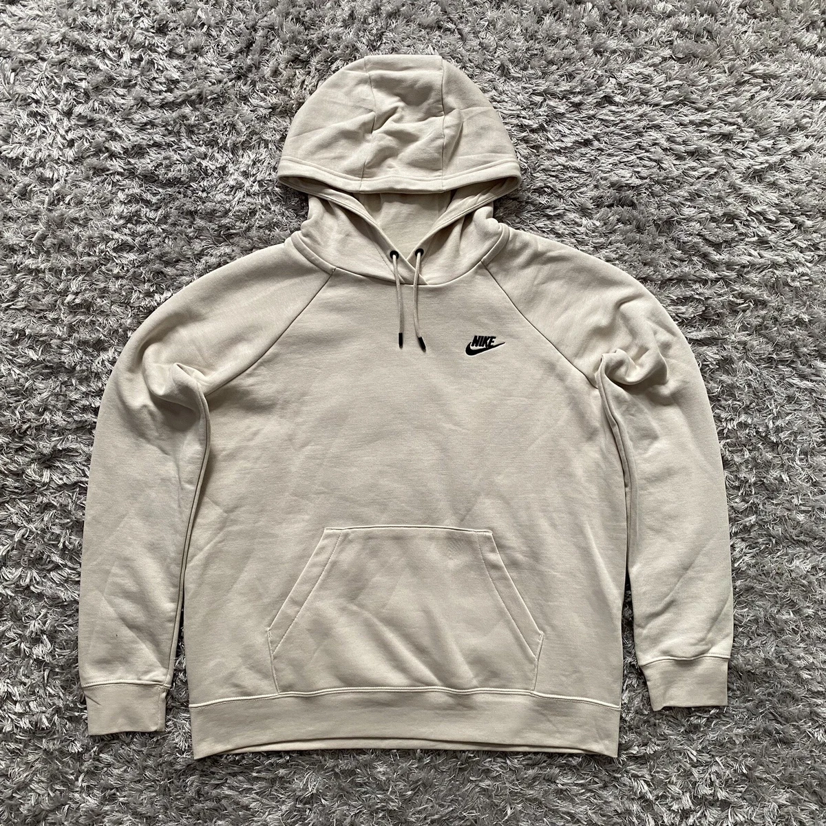 Beige hoodie deals nike