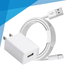 Fast Charger For iPhone 6 7 8 XR Xs 11 12 13 14 Wall Charger Adapter Cable Lot