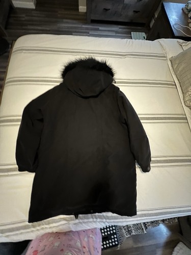 St. John's Bay women's black suede coat,Size XL 3/4 Length - Picture 11 of 11