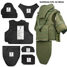NIJ IIIA+ Tactical Ultralight Full Body Armor Plate Carrier BulletproofBallistic