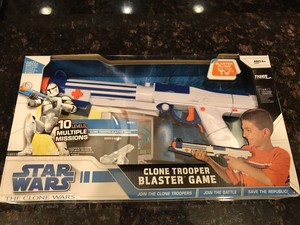 Star Wars The Clone Wars Clone Trooper Blaster Game - Open Box New | eBay