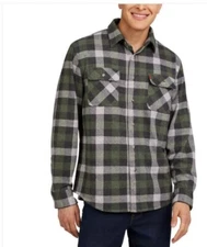 Chaps Men's Knit Flannel Shirt | K52