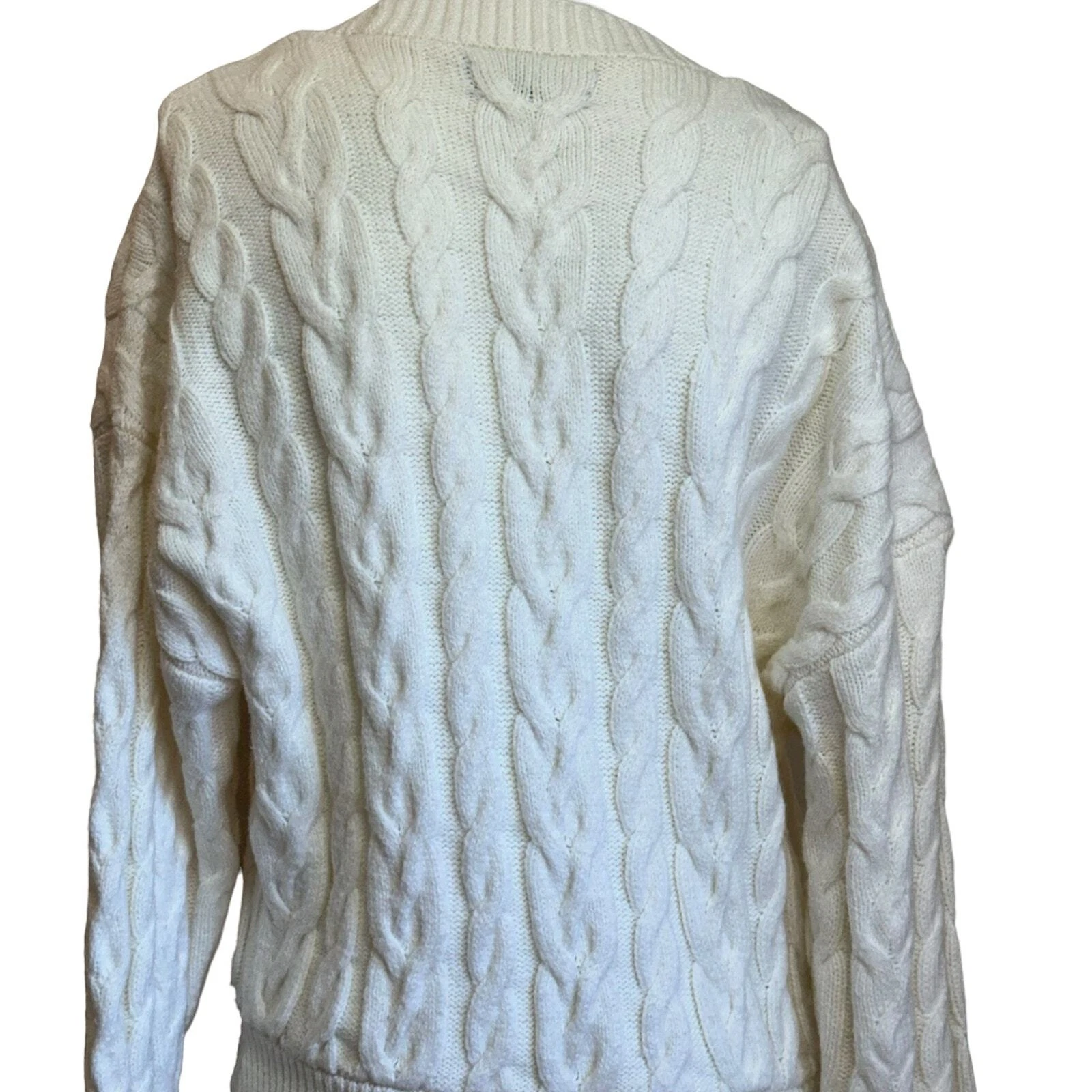 OFF WHITE Retrofete Tala Off White Vestito Mini Maglione Maglia Cavo Tg S