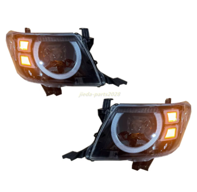 For Toyota HILUX VIGO 2012-14 LED Headlights assembly Double Beam