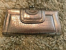 Ladies Evening Bag - silver/gray - 10 inches