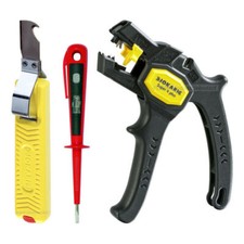 JOKARI Set - Abisolierzange Super 4 plus + Kabelmesser Standard No. 28H