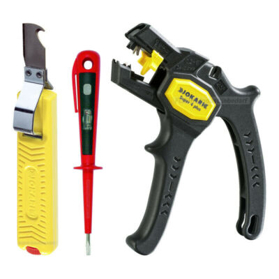 JOKARI Set - Abisolierzange Super 4 plus + Kabelmesser Standard No. 28H