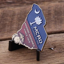 MCRD Parris Island Challenge Coin