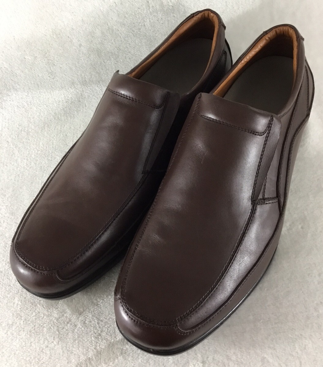 Gravity Defyer Mens Loafers Marseille II Brown Leather Cushioned Footbed Sz‎ 15 Gravity Defyer | Shoes | Gravity Defyer Mens Loafers  main image 2