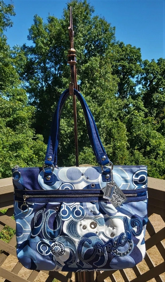 Coach poppy denim purse Clearance