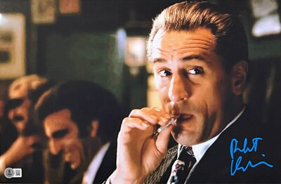 #ad Robert De Niro Signed 11x17 Goodfellas Photo Poster Beckett Witnessed NEW Holo $698.89