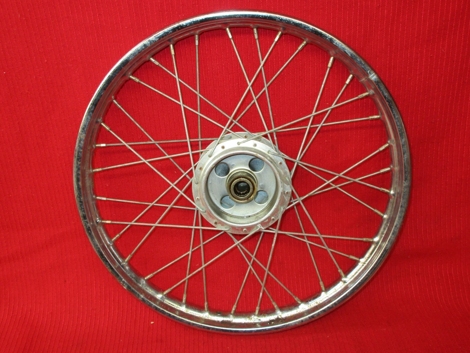 Harley Davidson AMF roadmaster XL moped front rim wheel sunmetal 6 79