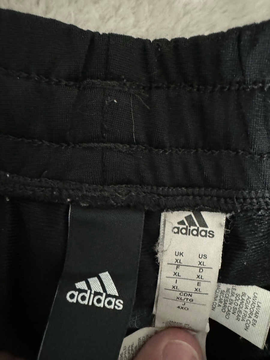 Adidas Pants Mens XL Black Ankle Zip Track Pants Gym | eBay
