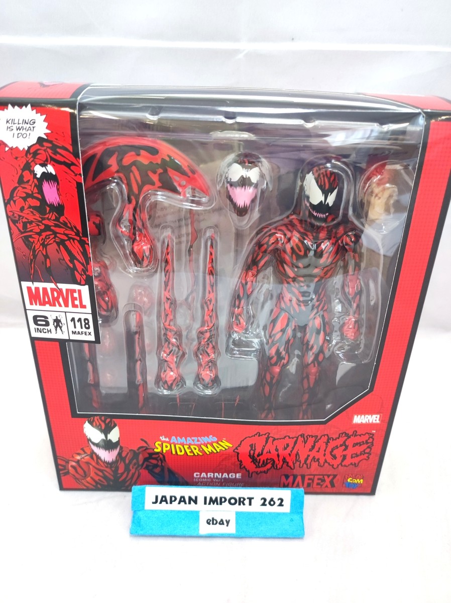 Mafex No.118 amazing spiderman Carnage COMIC ver Japan N2 | eBay