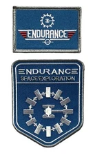 Interstellar Movie Space Exploration Endurance Patch [2PC “Iron on Sew]