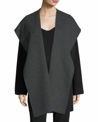 W203 NWT VINCE HOODED DOUBLE FACE WOOL 