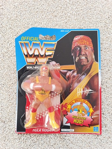 HULK HOGAN WWF HASBRO SERIES 2 BUBBLE SPLIT OPEN O...