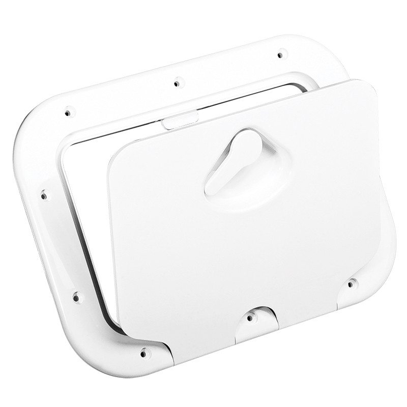 Nuova Rade 375mm x 275mm White Boat Access/Inspection Hatch with Removable Lid