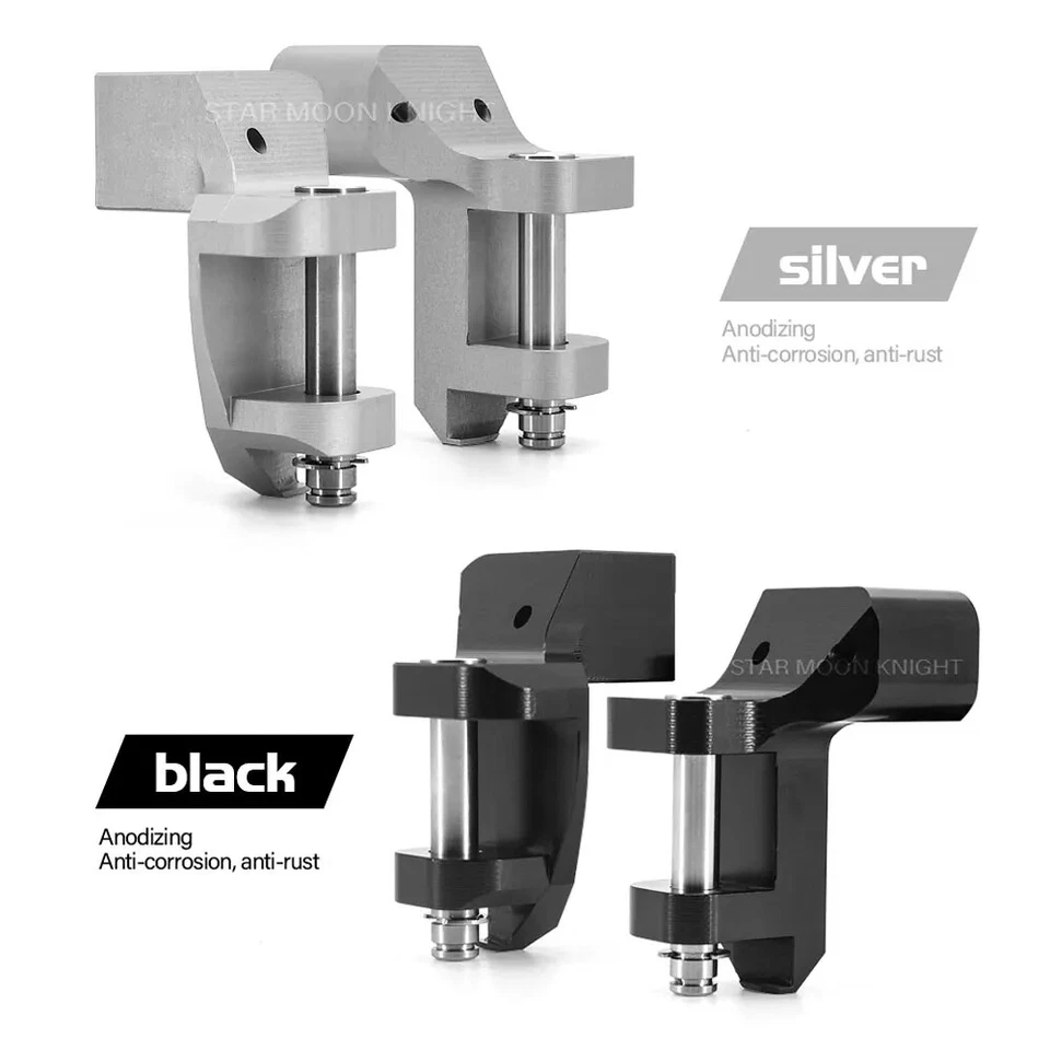 Kit de bajada de estriberas delanteras para BMW R1200RT R1250RT Foto 2 de 4