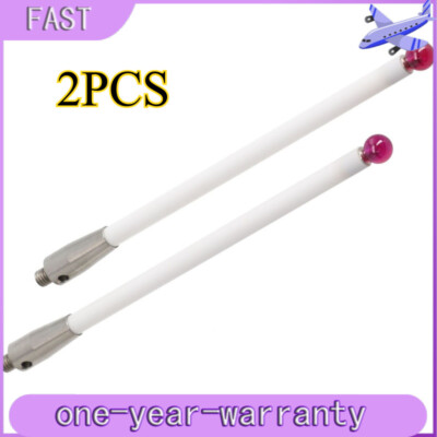 2 Stylets De Sonde CMM En Céramique - Pointe Boule 6mm, Tige 100mm - Réf. A-5000-3712 - Neufs