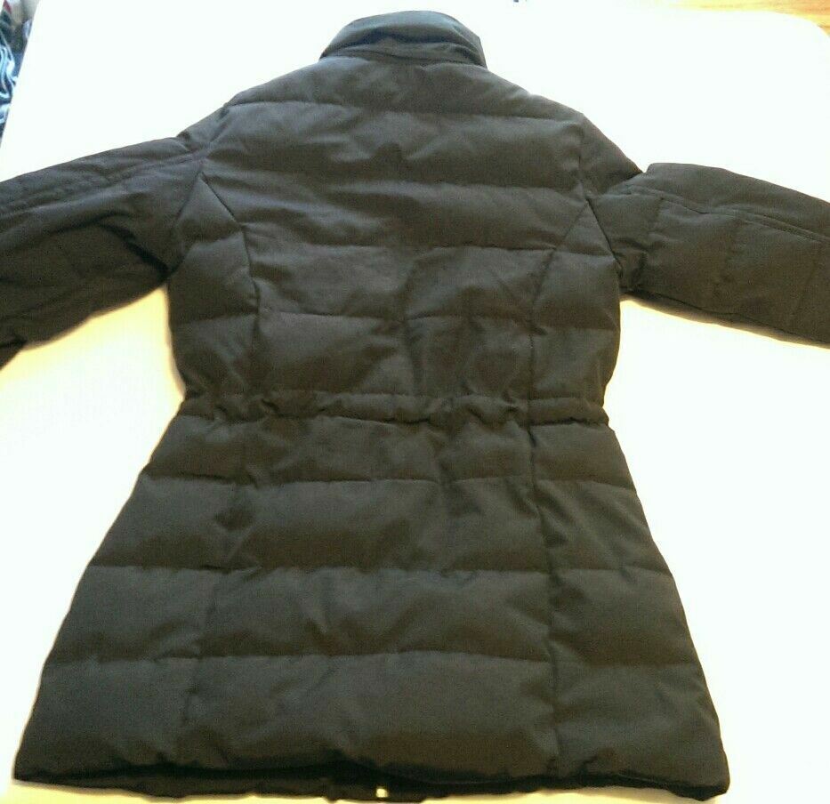 Women's Guess Solid Black Down Winter Jacket Puff… - image 4
