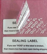 300 long Security Sealing label Tamper Evident VOID Label Sticker 2.36 "x 0.79"