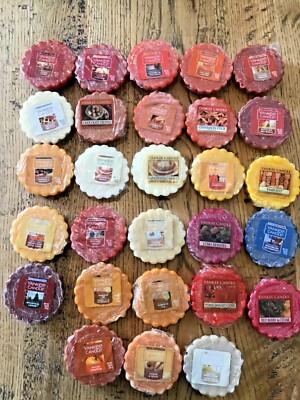 YANKEE CANDLE USA Christmas TARTS MELTS Lush Berries Sugar and Spice Red Berry