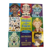 MELISSA  DOUG Make A Funny Faces Stickers Pad NEW SEALED